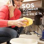 Système de vidange IKEA sous évier – Exemple avant remplacement par Express’EAU Genève