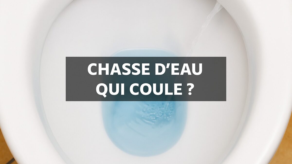 Chasse d’eau qui coule en continu – plombier Genève Express’EAU