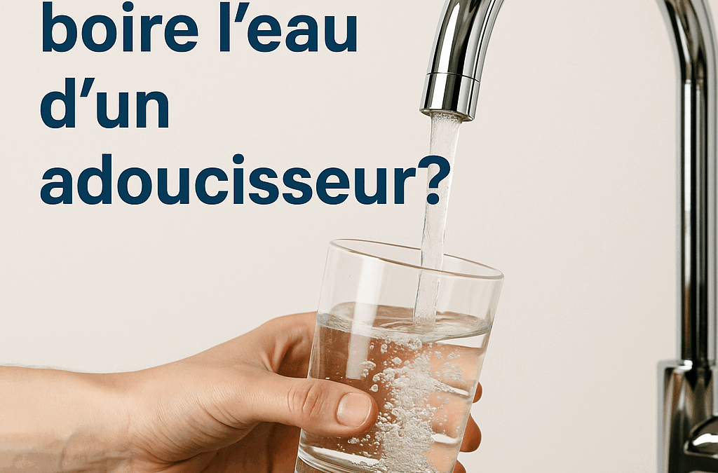 Plombier à Genève testant l’eau adoucie et expliquant si elle est potable