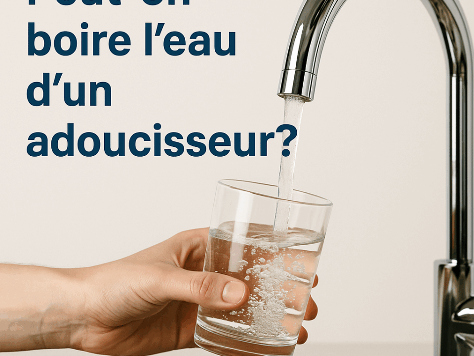 Plombier à Genève testant l’eau adoucie et expliquant si elle est potable