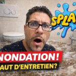 Inondation défaut d’entretien Genève : dégât d’eau dans une salle de bain causé par un manque d’entretien des installations sanitaires