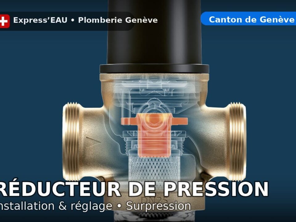 Réducteur de pression +GF+ : installation et réglage à Genève pour stabiliser la pression d’eau – Express’EAU