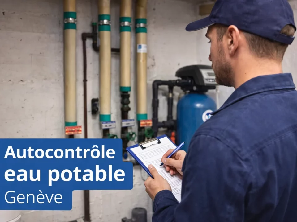 Installation technique d’eau potable dans un bâtiment à Genève