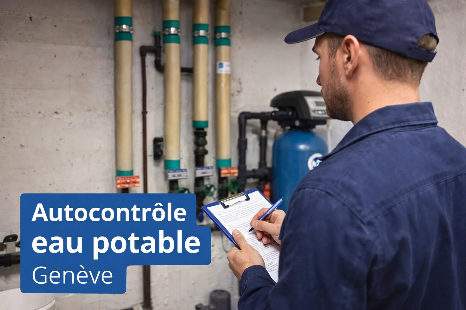 Installation technique d’eau potable dans un bâtiment à Genève